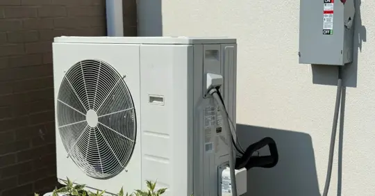 A heat pump under the sun